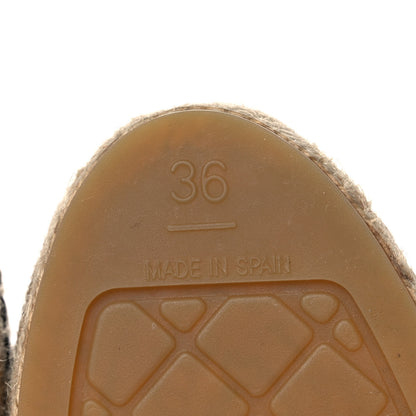 Chanel Tweed Lambskin CC Espadrilles 36 Pink Black 7 of 10