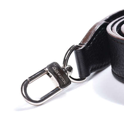 Louis Vuitton Calfskin Mahina Selene Shoulder Strap Black 2 of 5
