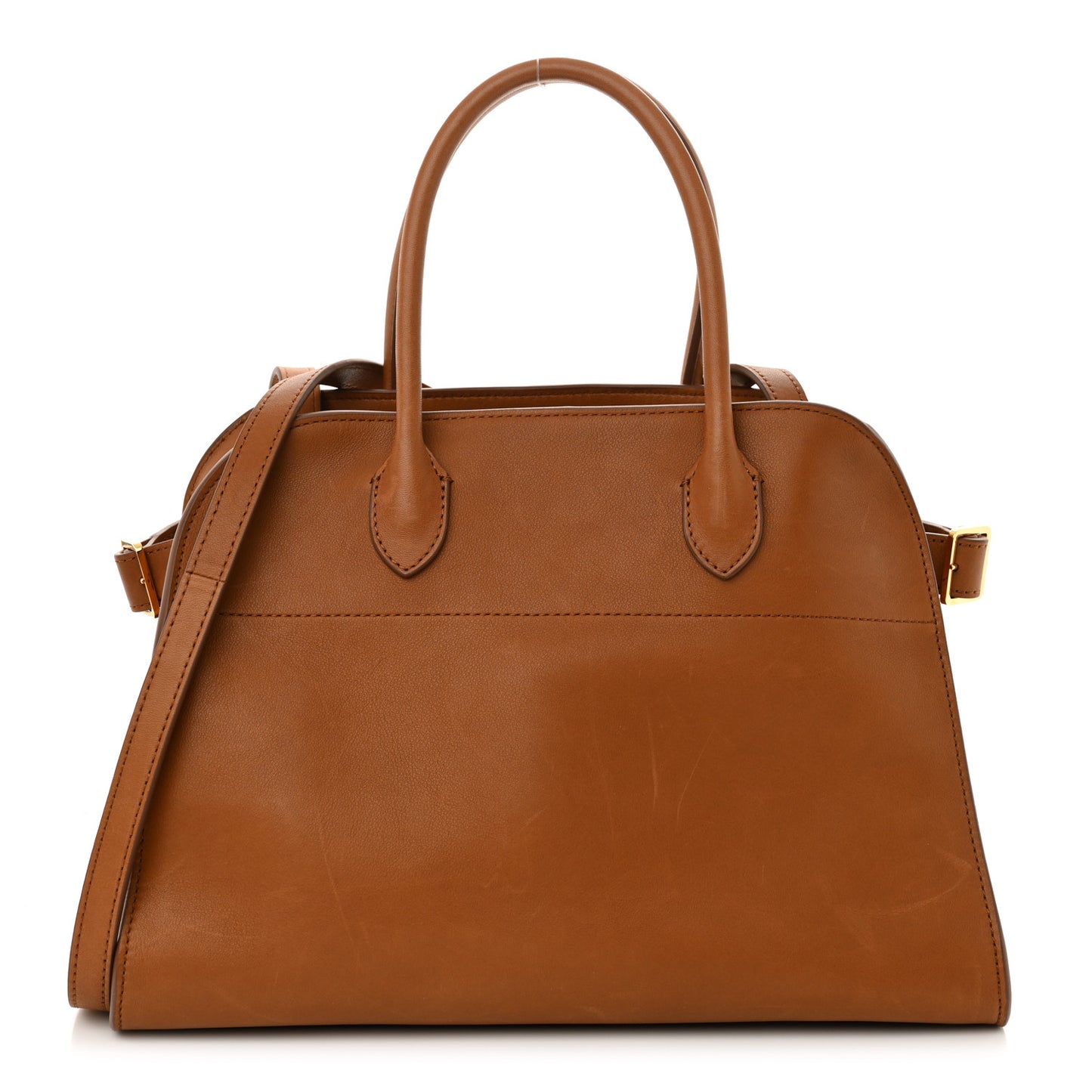 Polished Saddle Calfskin Soft Margaux 12 Cuir