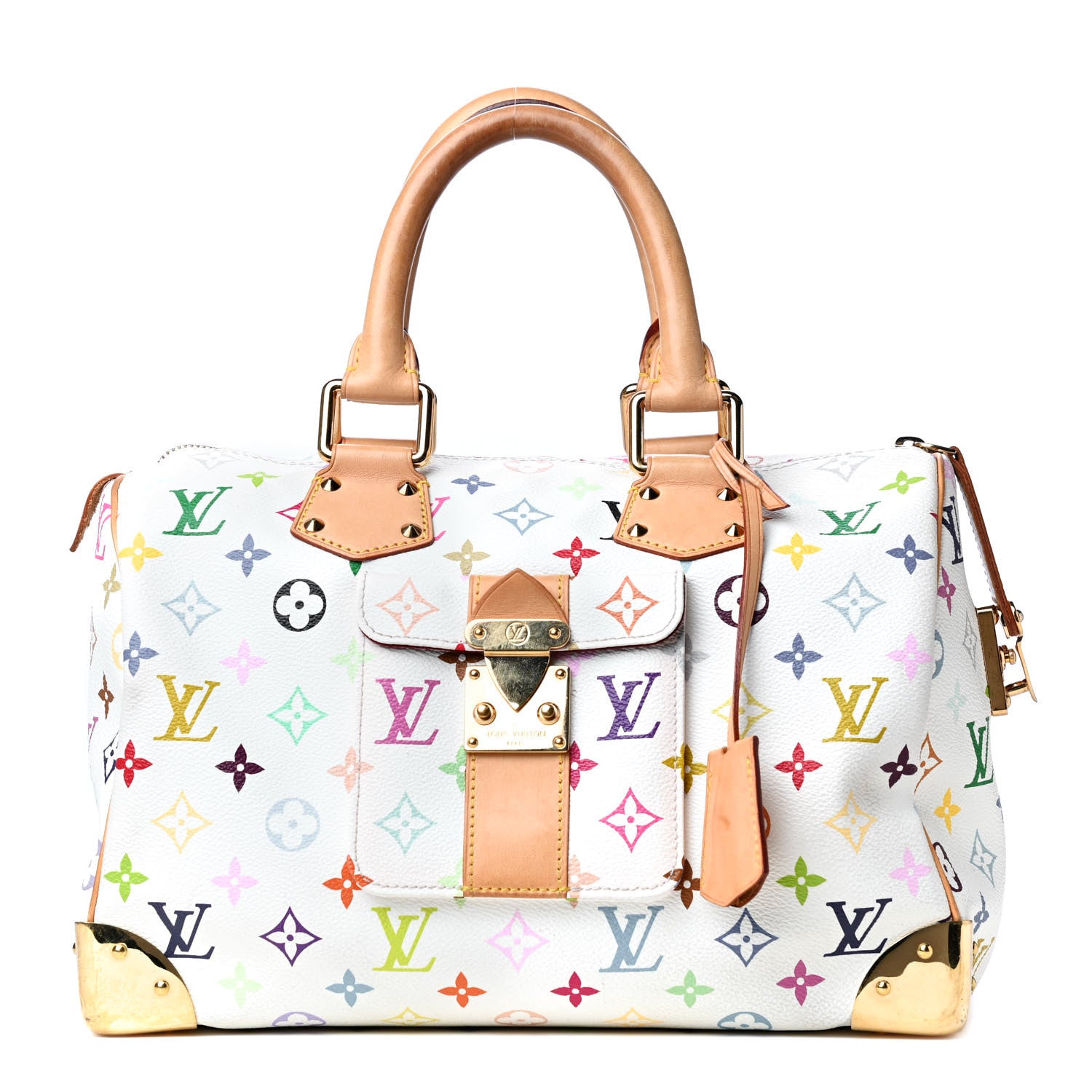 Louis Vuitton Monogram Multicolor Speedy 30 White 1 of 7