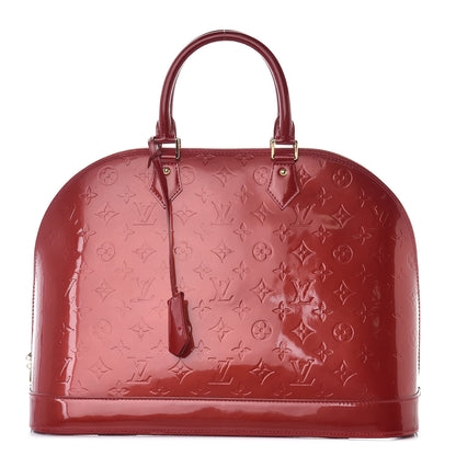 Louis Vuitton Vernis Alma GM Pomme D'Amour 2 of 8