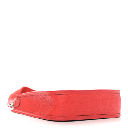 Hermes Taurillon Clemence Evelyne TPM Rouge Casaque 4 of 12