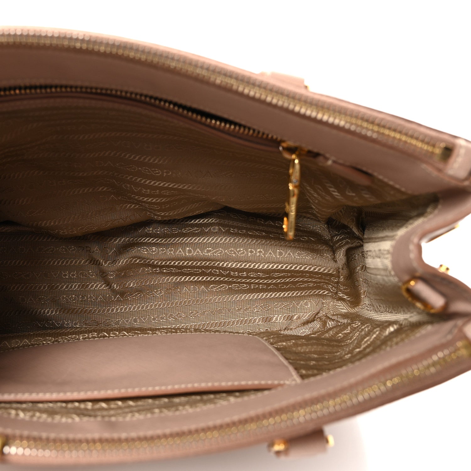 Prada Saffiano Small Galleria Double Zip Tote Cammeo 5 of 10