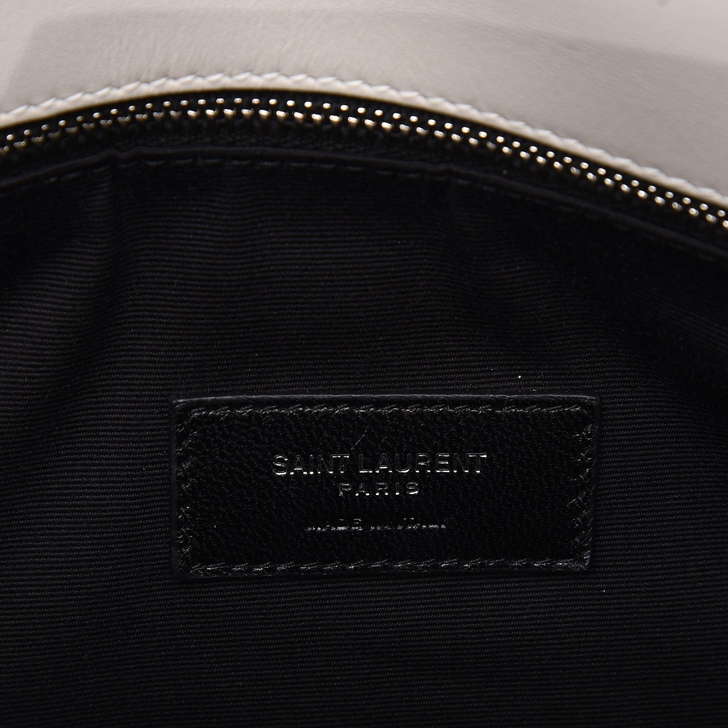 Saint Laurent Calfskin Y Quilted Monogram Loulou Shoulder Bag Porcellana 7 of 11
