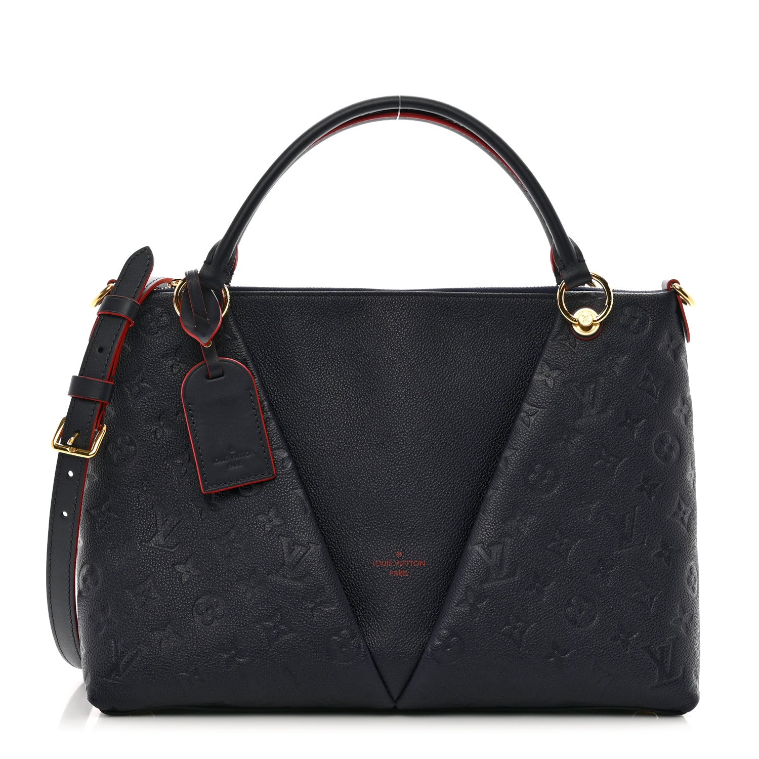 Louis Vuitton Empreinte V Tote MM Marine Rouge 1 of 9