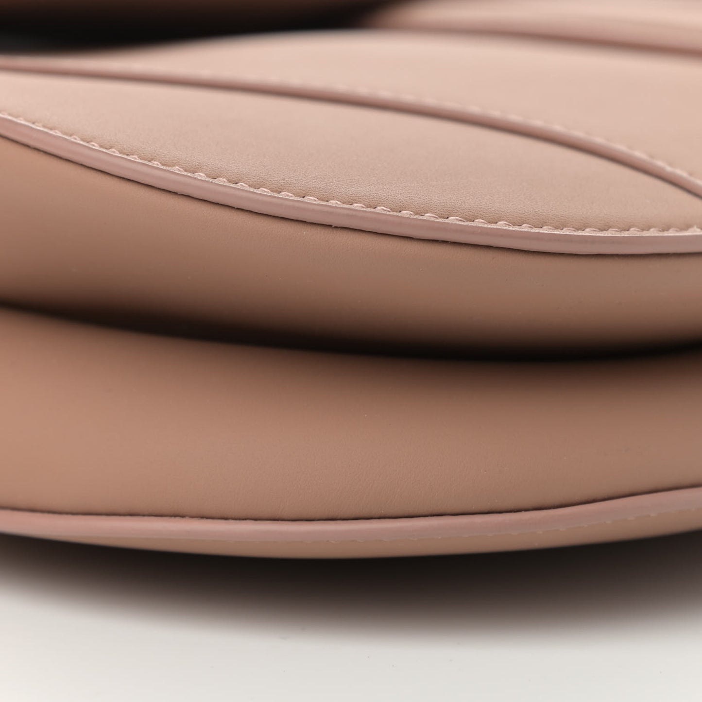Ultra Matte Calfskin Saddle Bag Blush