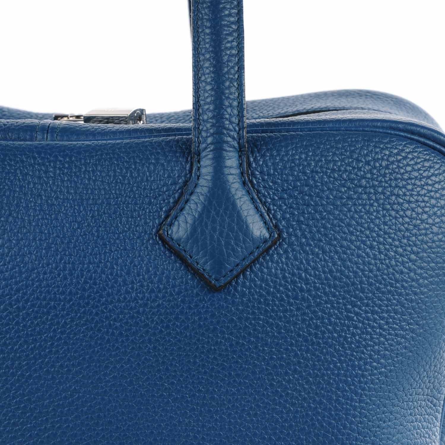 Hermes Taurillon Clemence Victoria II 35 Bleu De Galice 14 of 18