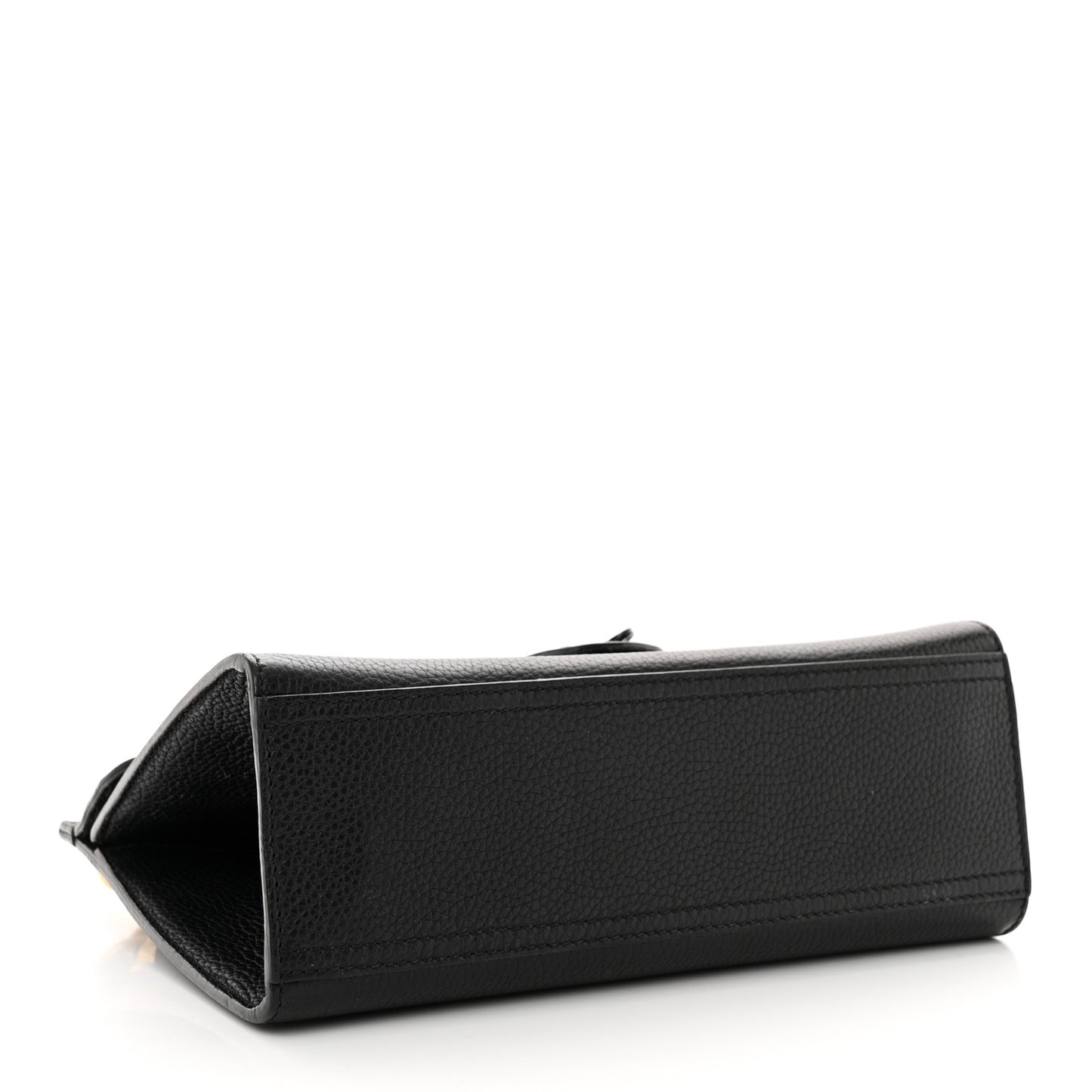 Calfskin Small GG Marmont Top Handle Bag Black
