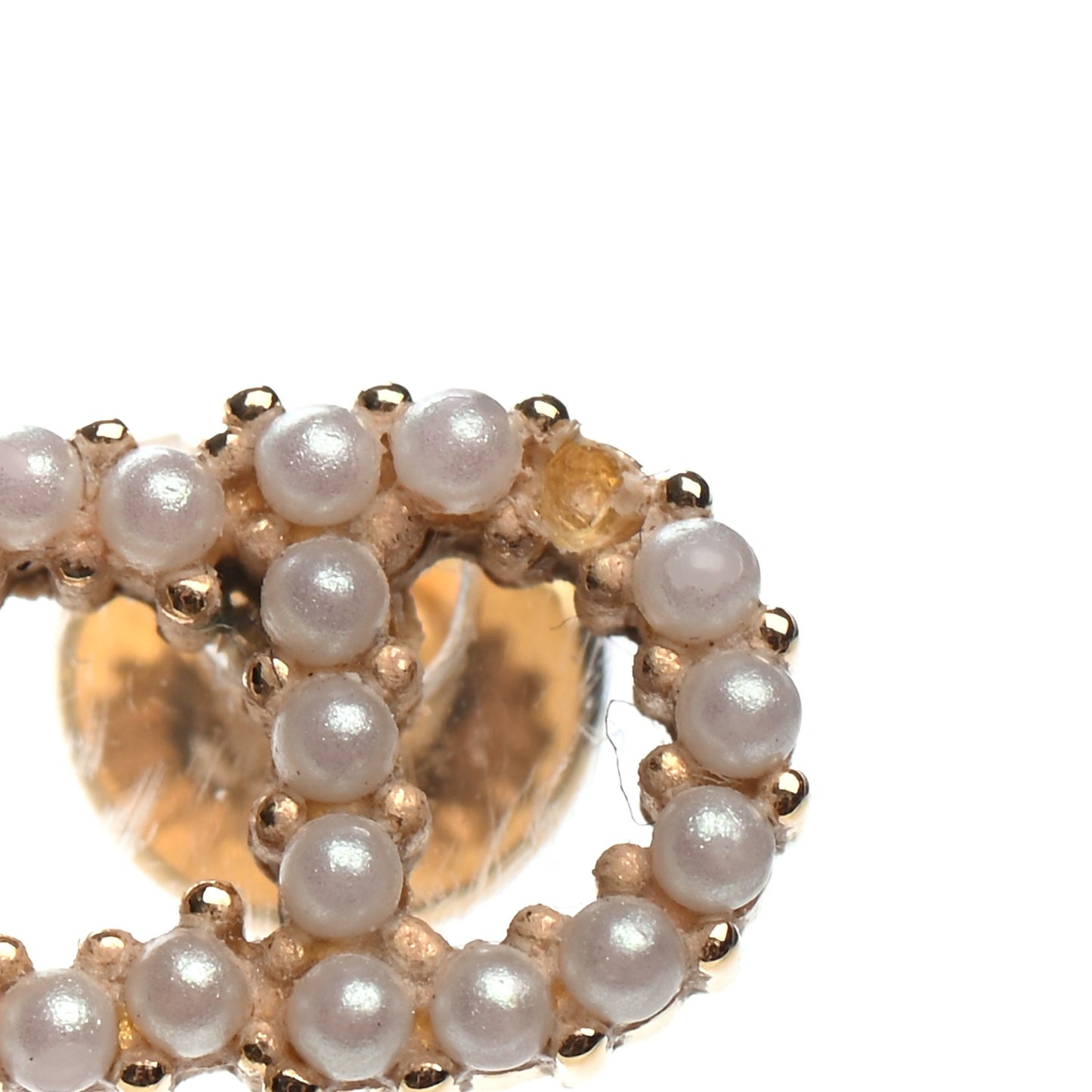 Pearl Clair D Lune Earrings Gold