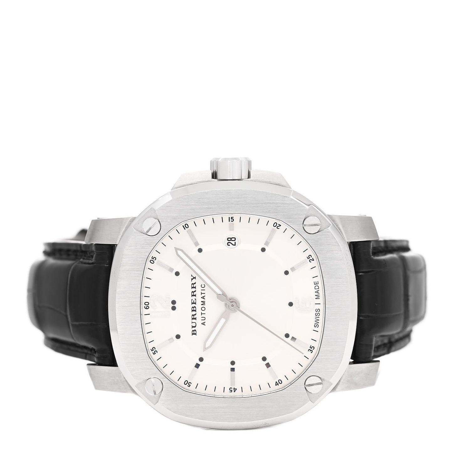Stainless Steel Alligator 43mm The Britain Automatic Watch BBY1206