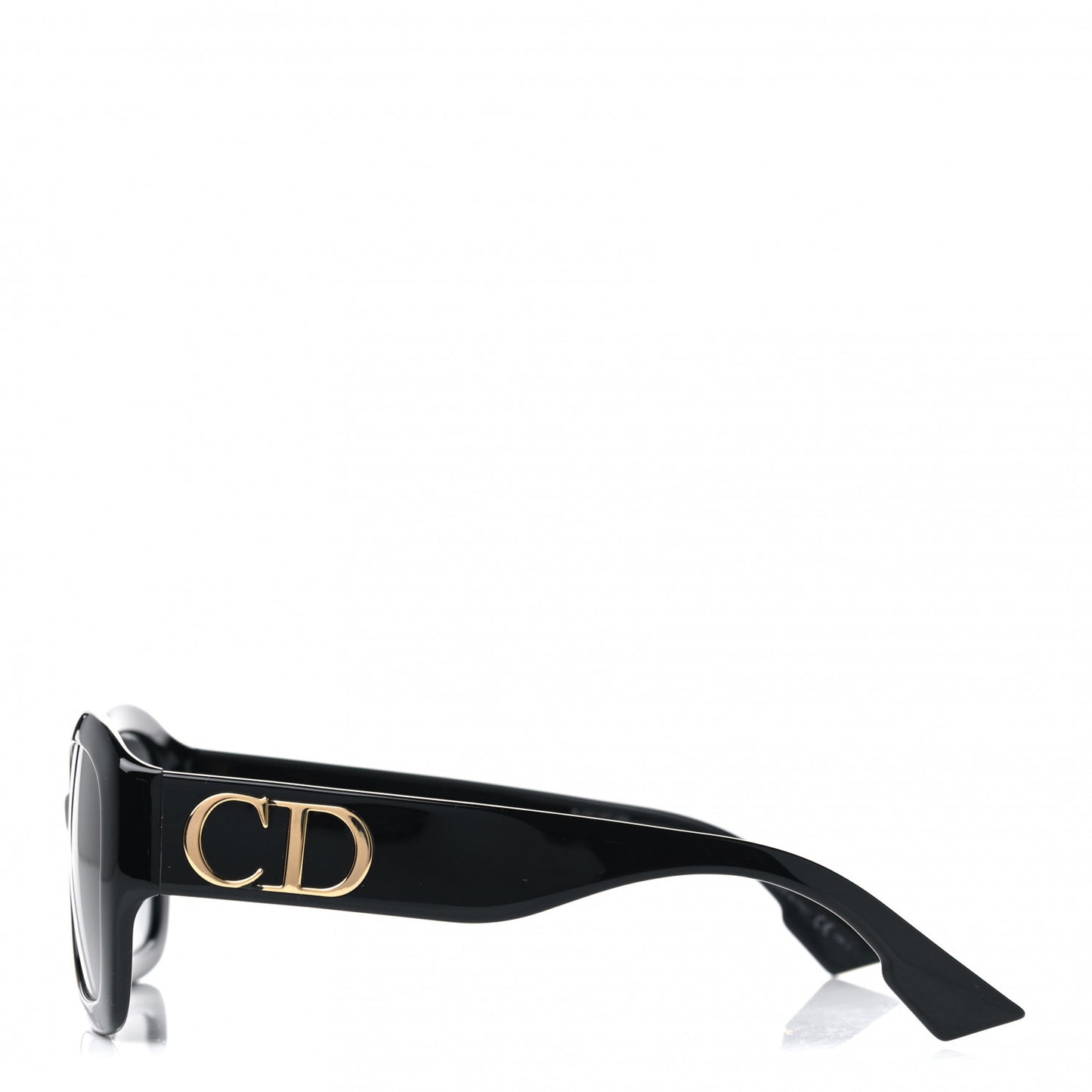 CHRISTIAN Acetate D Dior Sunglasses Black