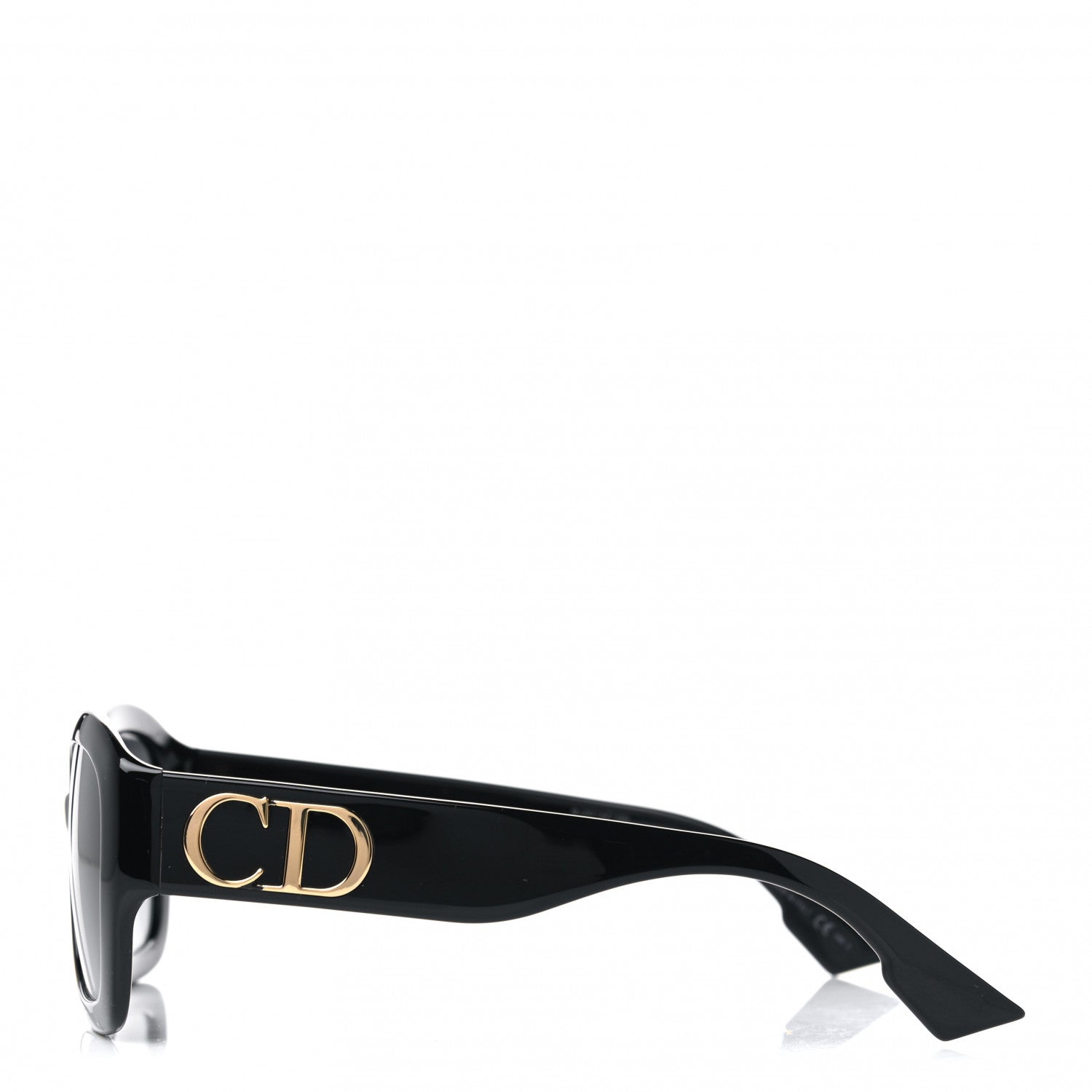 Christian Dior CHRISTIAN Acetate D Dior Sunglasses Black 3 of 4