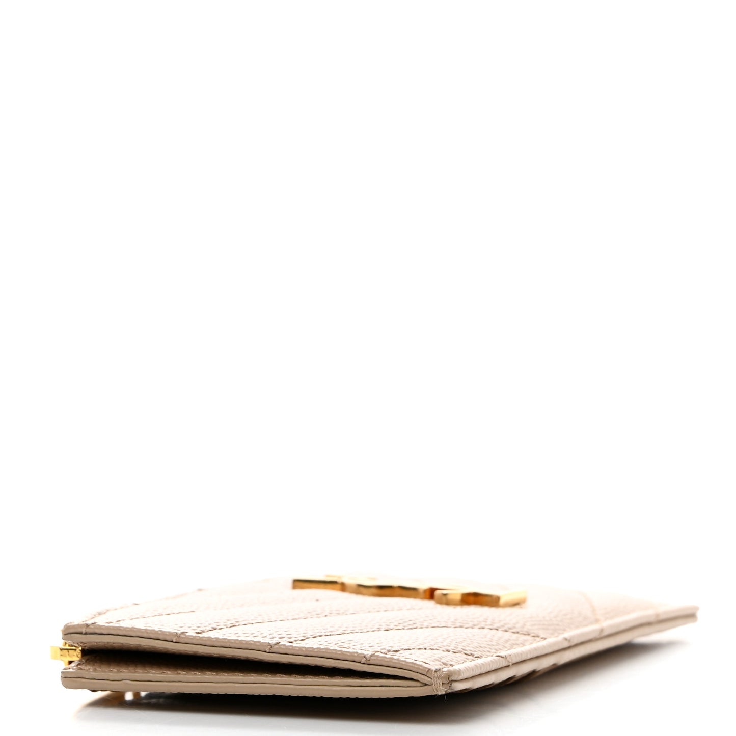 Monogram Grain de Poudre 5 Fragments Zip Pouch Card Holder Dark Beige