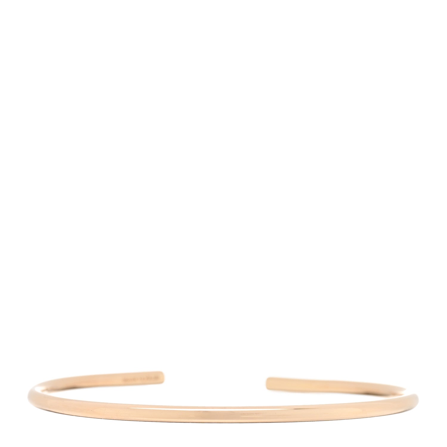 Tiffany 18K Rose Gold Diamond Metro Wire Bracelet 2 of 4