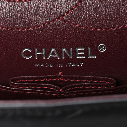 Chanel Aged Calfskin Chevron Quilted 2.55 Reissue 226 So Black 6 of 10