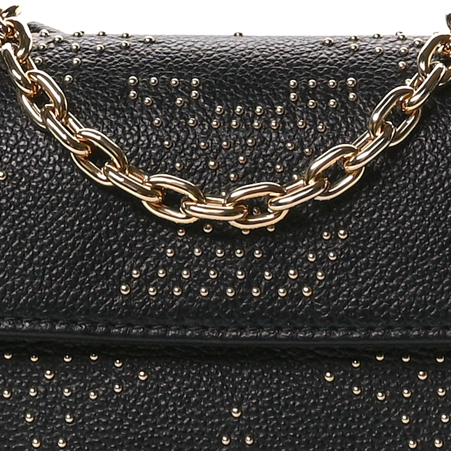 Empreinte Giant Studded Ivy Wallet On Chain Black