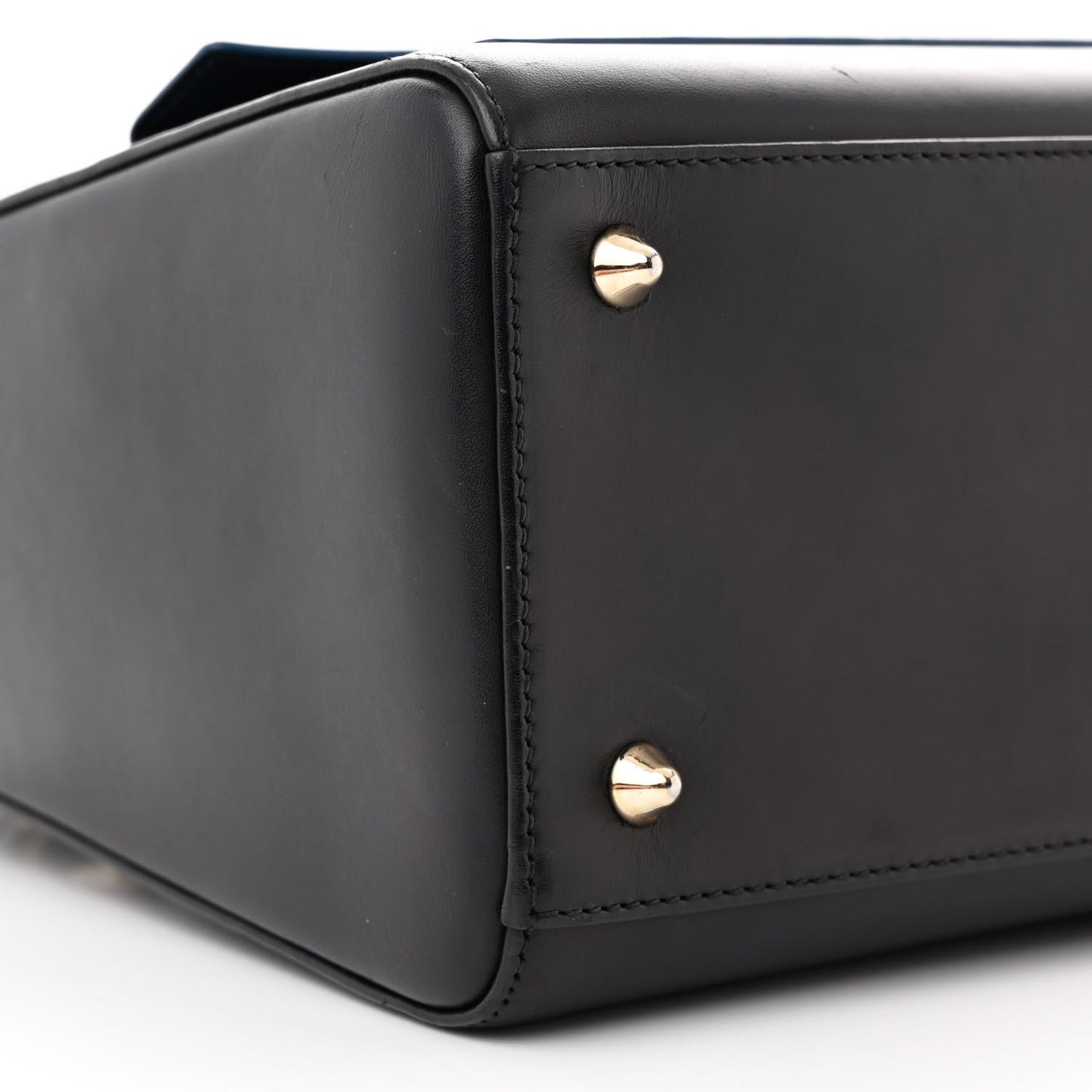 Calfskin Pockets Medium Lady Dior Blue
