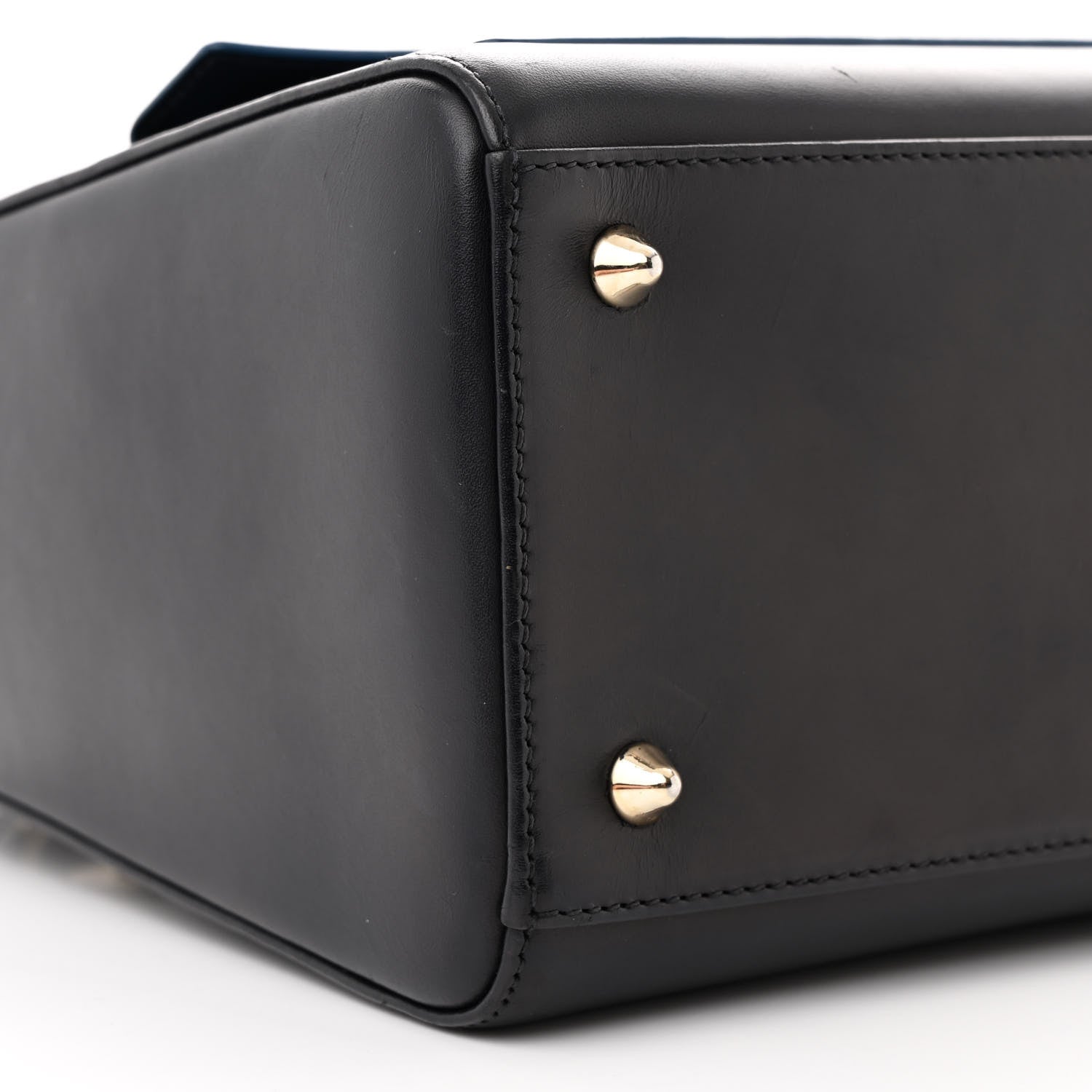 Christian Dior Calfskin Pockets Medium Lady Dior Blue 8 of 12