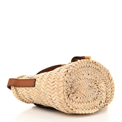 Chloe Raffia Calfskin Marcie Basket Tan 4 of 11