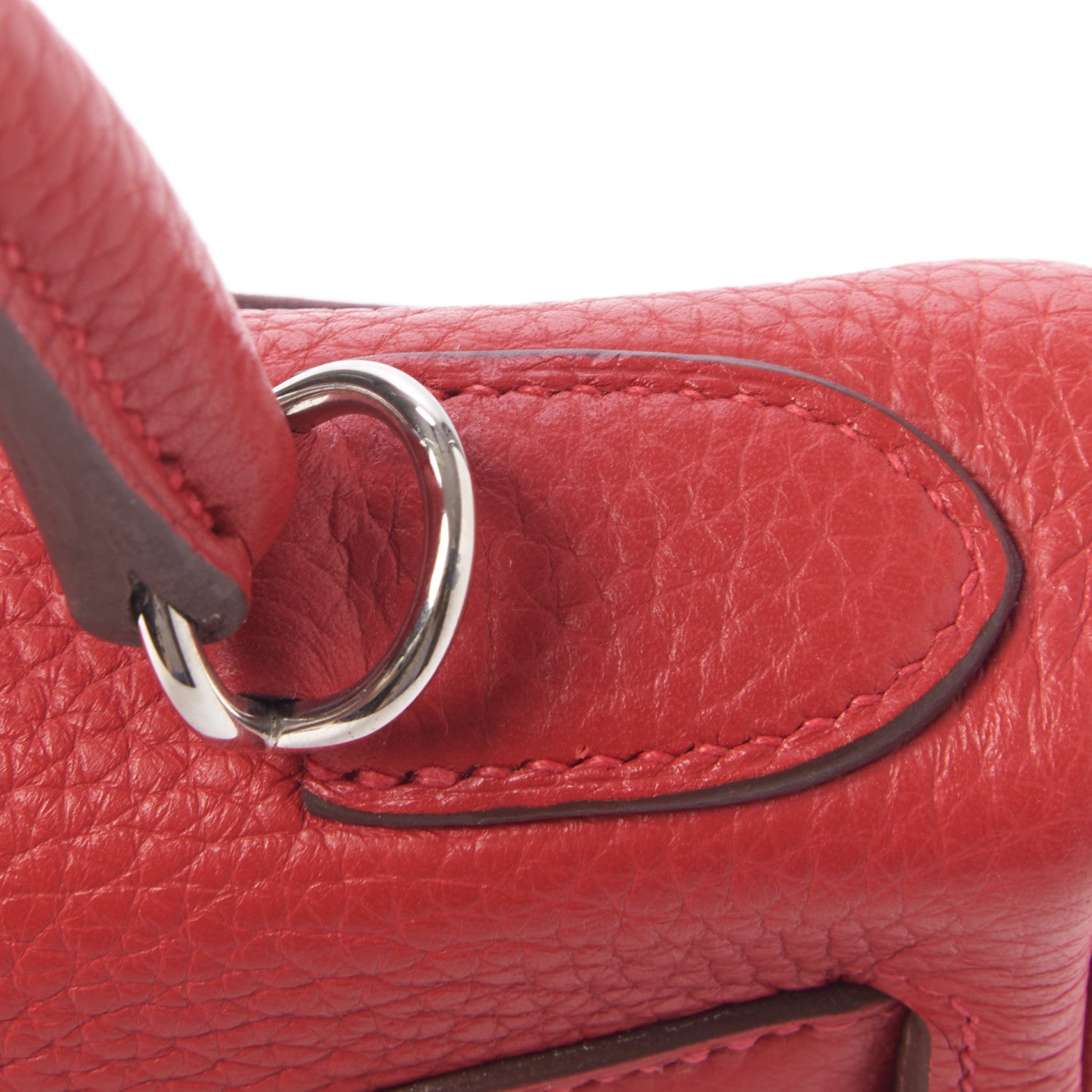 Hermes Taurillon Clemence Kelly Retourne 28 Rouge Casaque 10 of 31