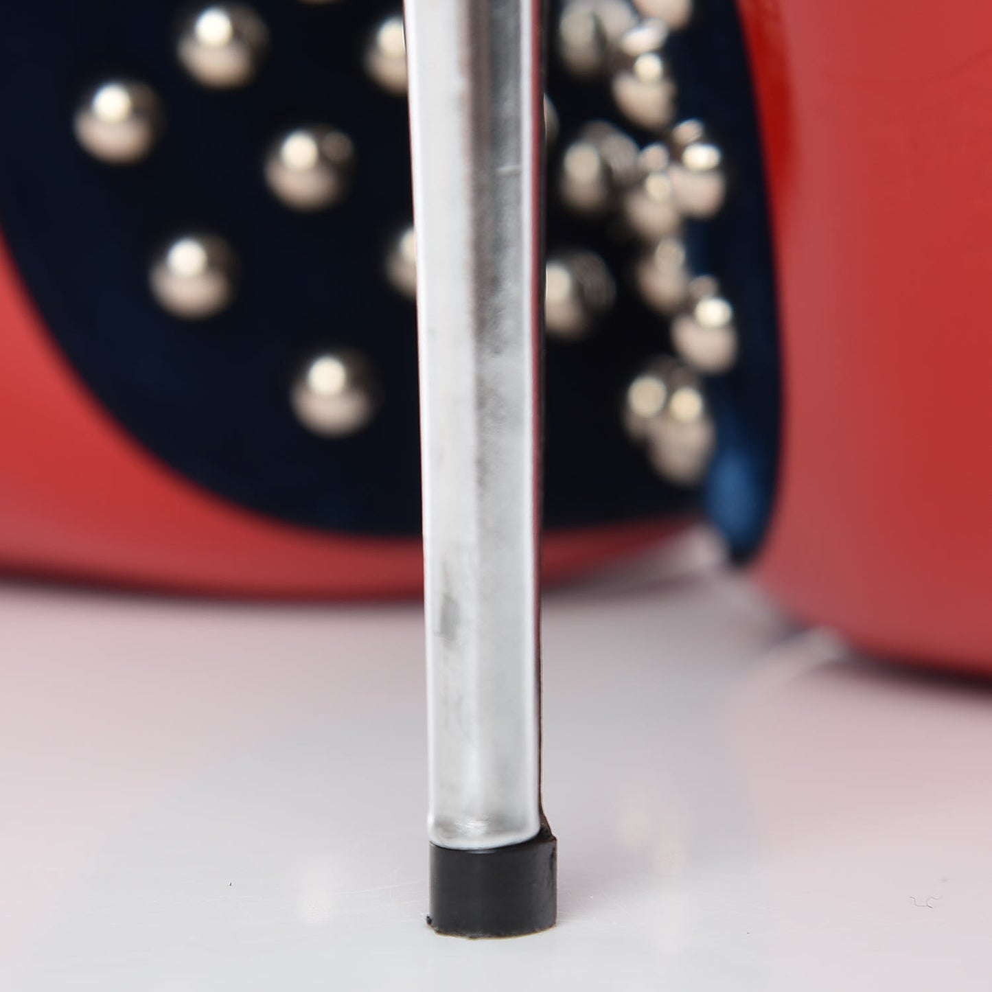 Velvet Specchio Billy 120 Spike Pumps 38.5 Silver Eclipse