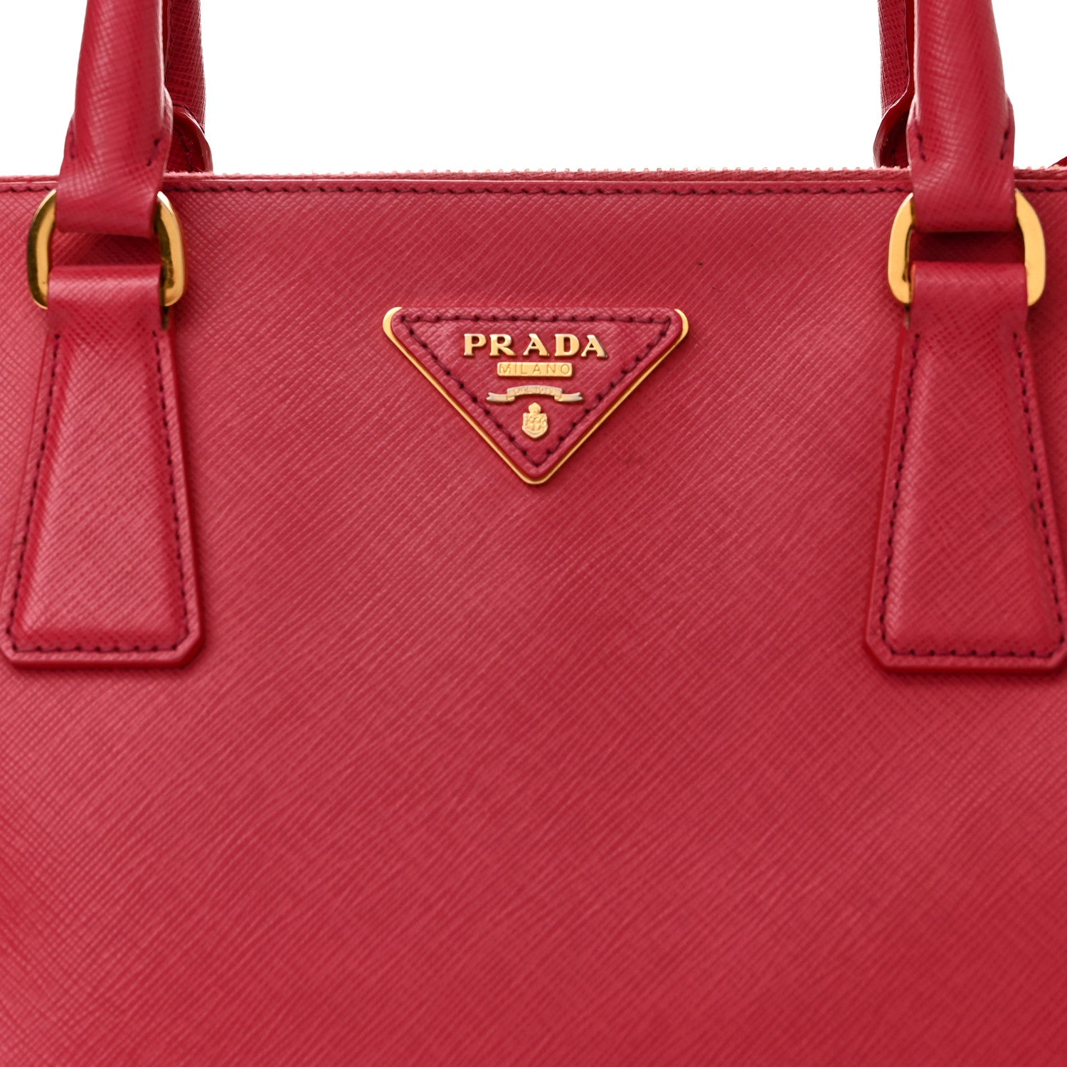 Prada Saffiano Medium Galleria Double Zip Tote Peonia 9 of 18
