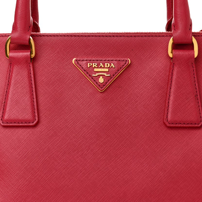 Prada Saffiano Medium Galleria Double Zip Tote Peonia 9 of 18