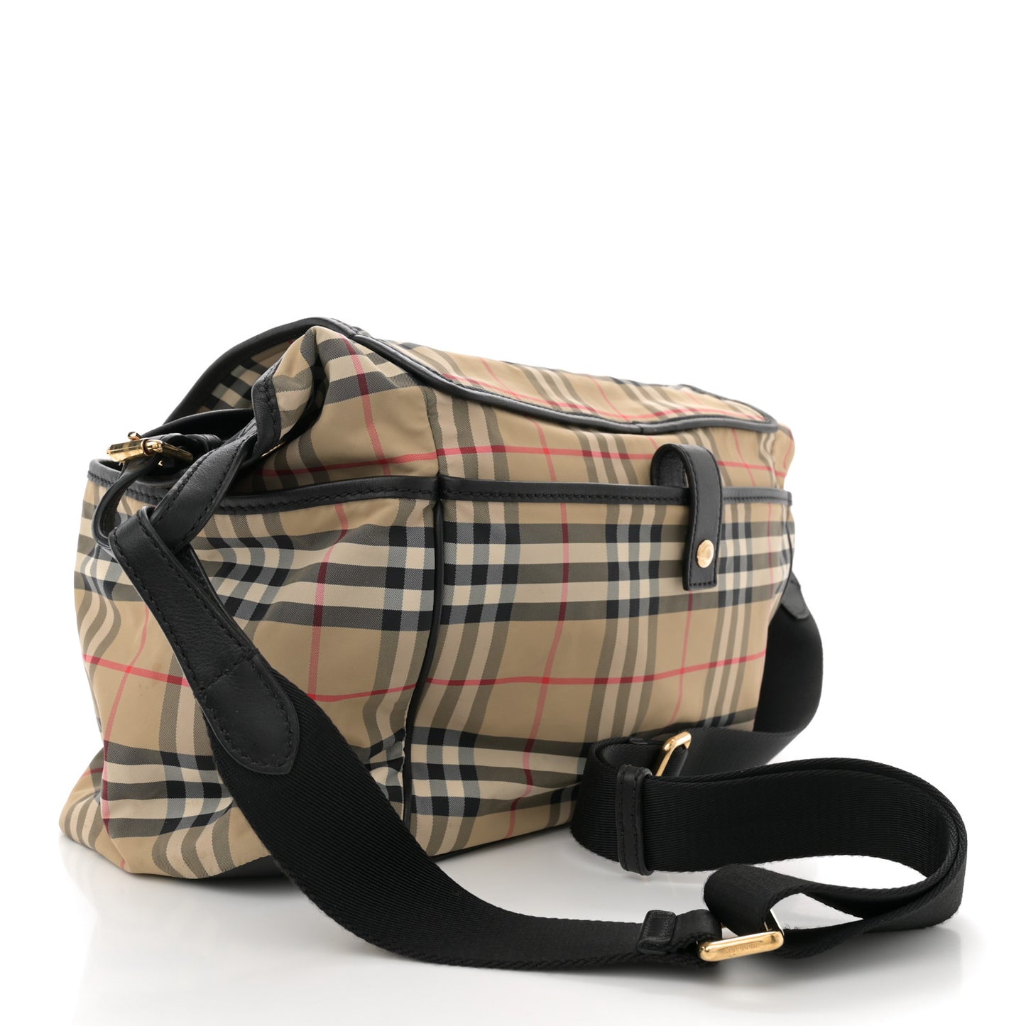 Nylon Vintage Check Logo Diaper Bag