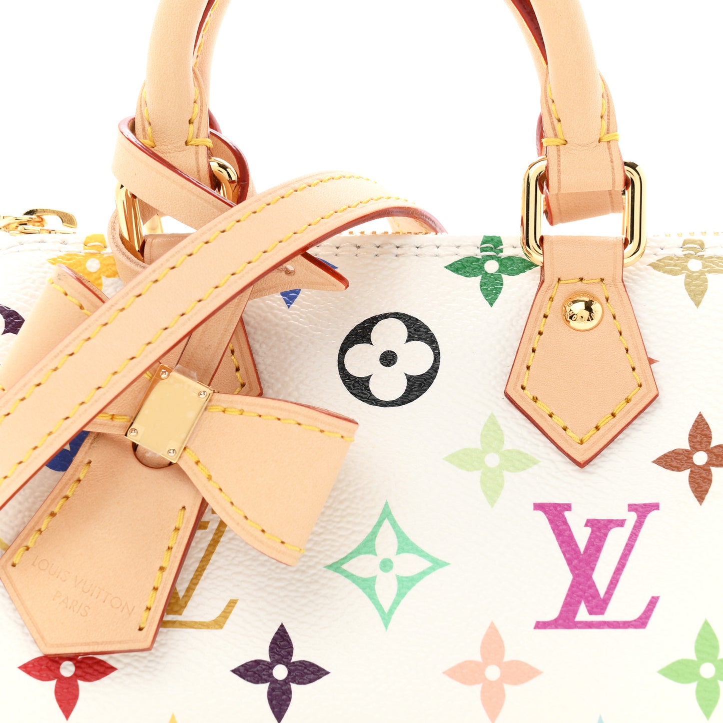 LV X TM Monogram Multicolor Nano Speedy White