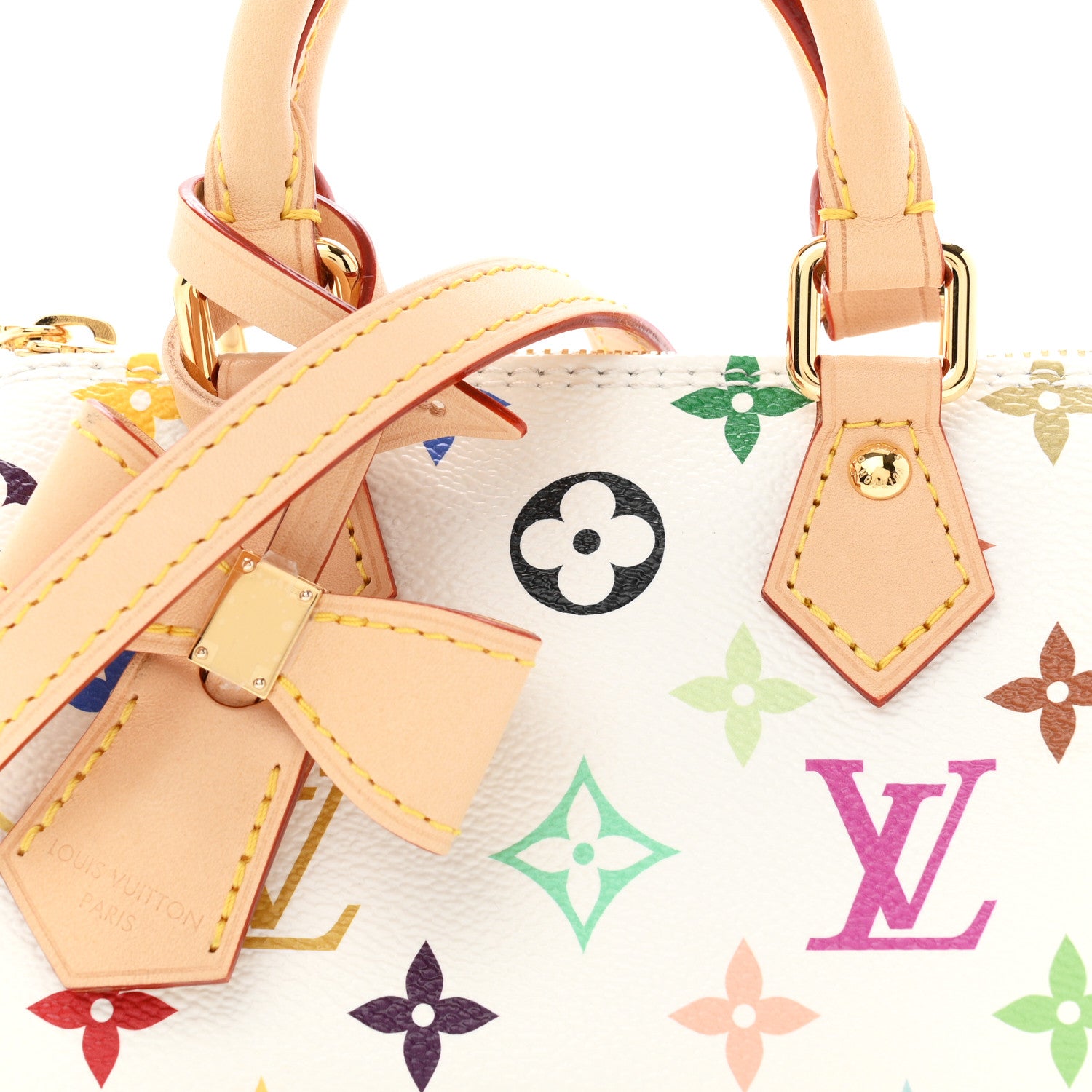 Louis Vuitton LV X TM Monogram Multicolor Nano Speedy White 7 of 9