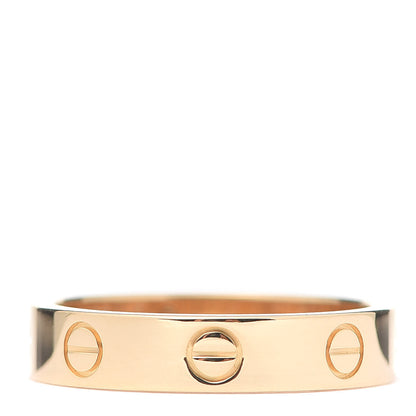 Cartier 18K Yellow Gold Diamond 4mm LOVE Wedding Band Ring 52 6 6 of 8