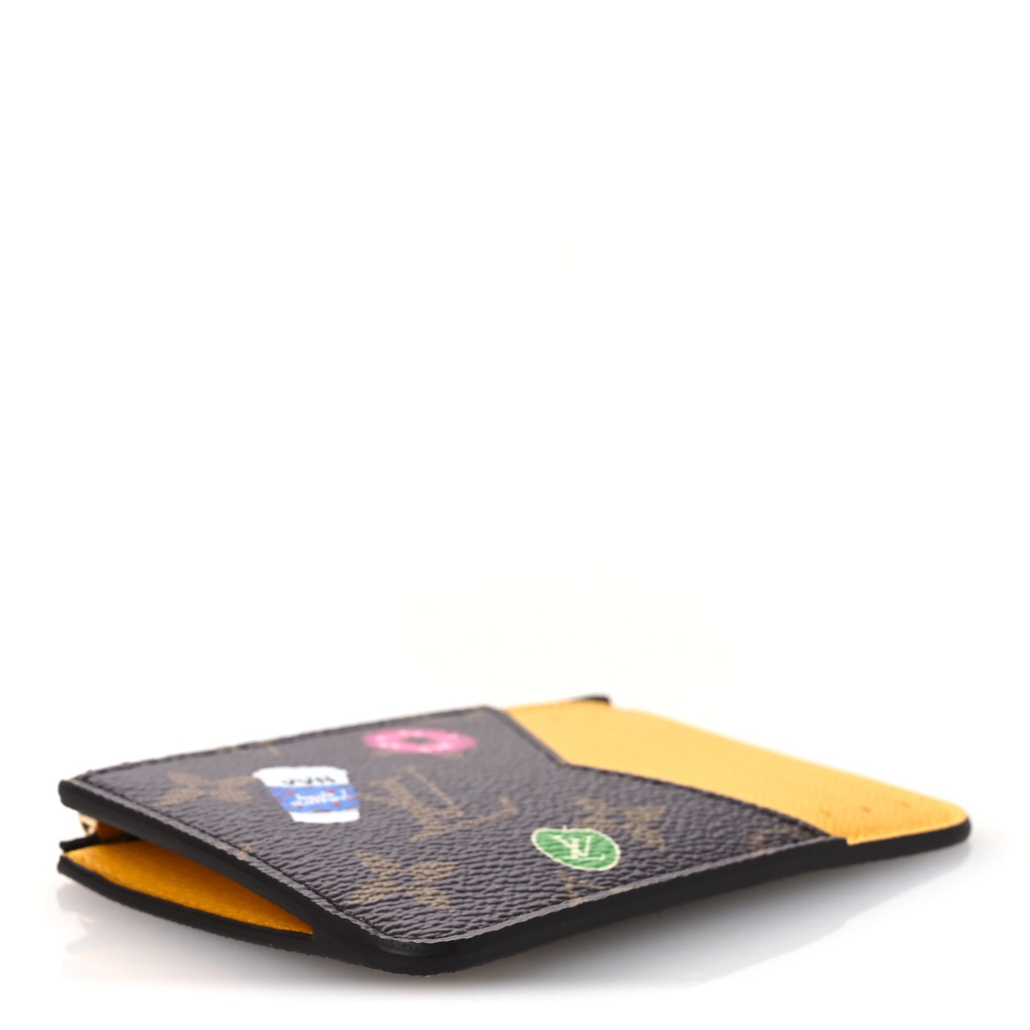 Monogram 57th Street NYC Zipped Romy Card Holder Yellow Cab
