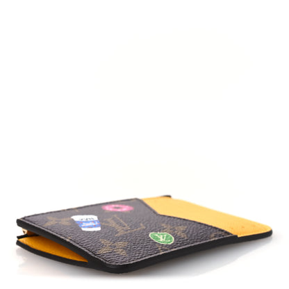 Louis Vuitton Monogram 57th Street NYC Zipped Romy Card Holder Yellow Cab 4 of 8