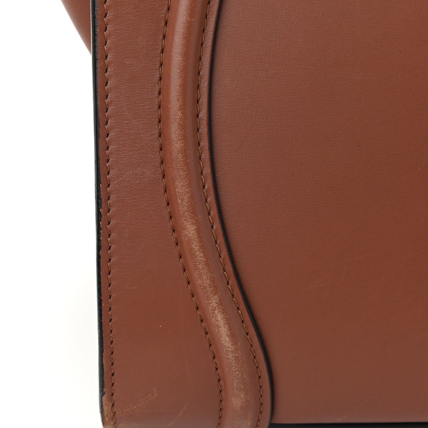 Celine Smooth Calfskin Mini Luggage Sienna 10 of 14