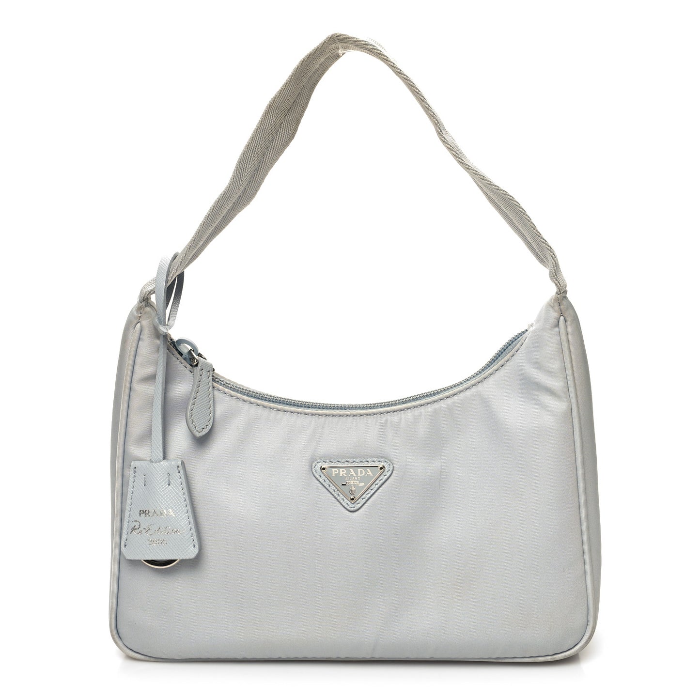 Tessuto Nylon Mini Re-Edition 2000 Bag Fiordaliso