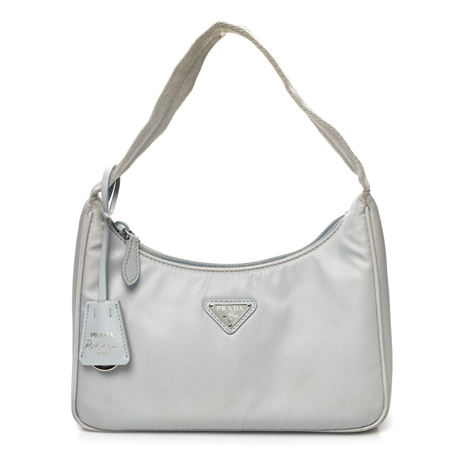 Prada Tessuto Nylon Mini Re-Edition 2000 Bag Fiordaliso 1 of 10