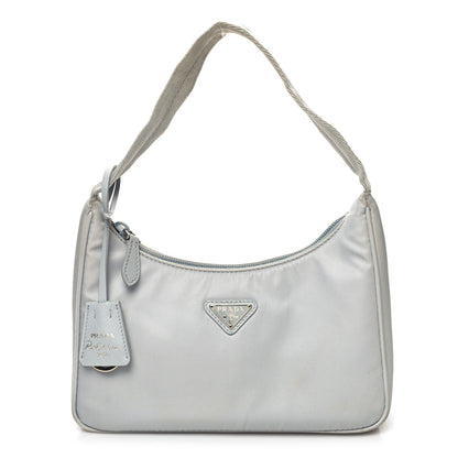 Prada Tessuto Nylon Mini Re-Edition 2000 Bag Fiordaliso 1 of 10