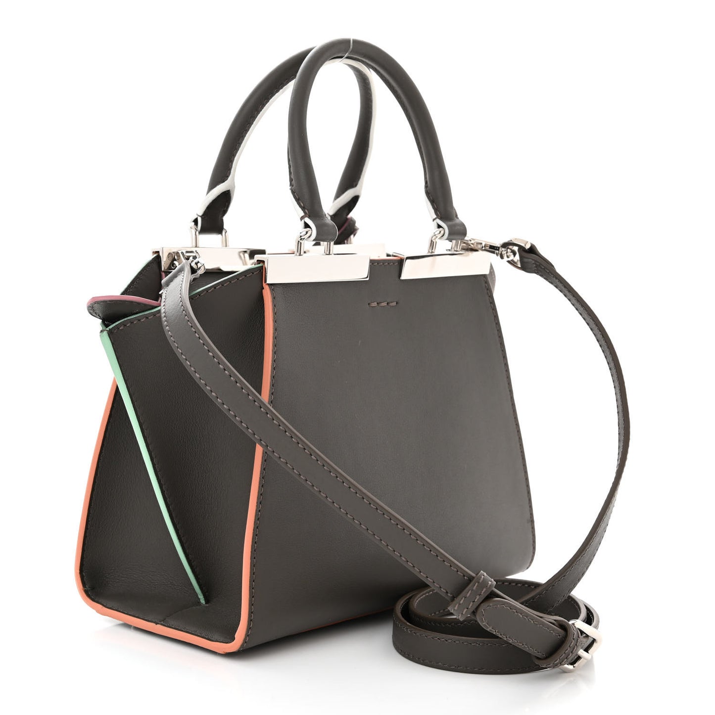 Vitello Dolce Mini 3jours Tote Carbone