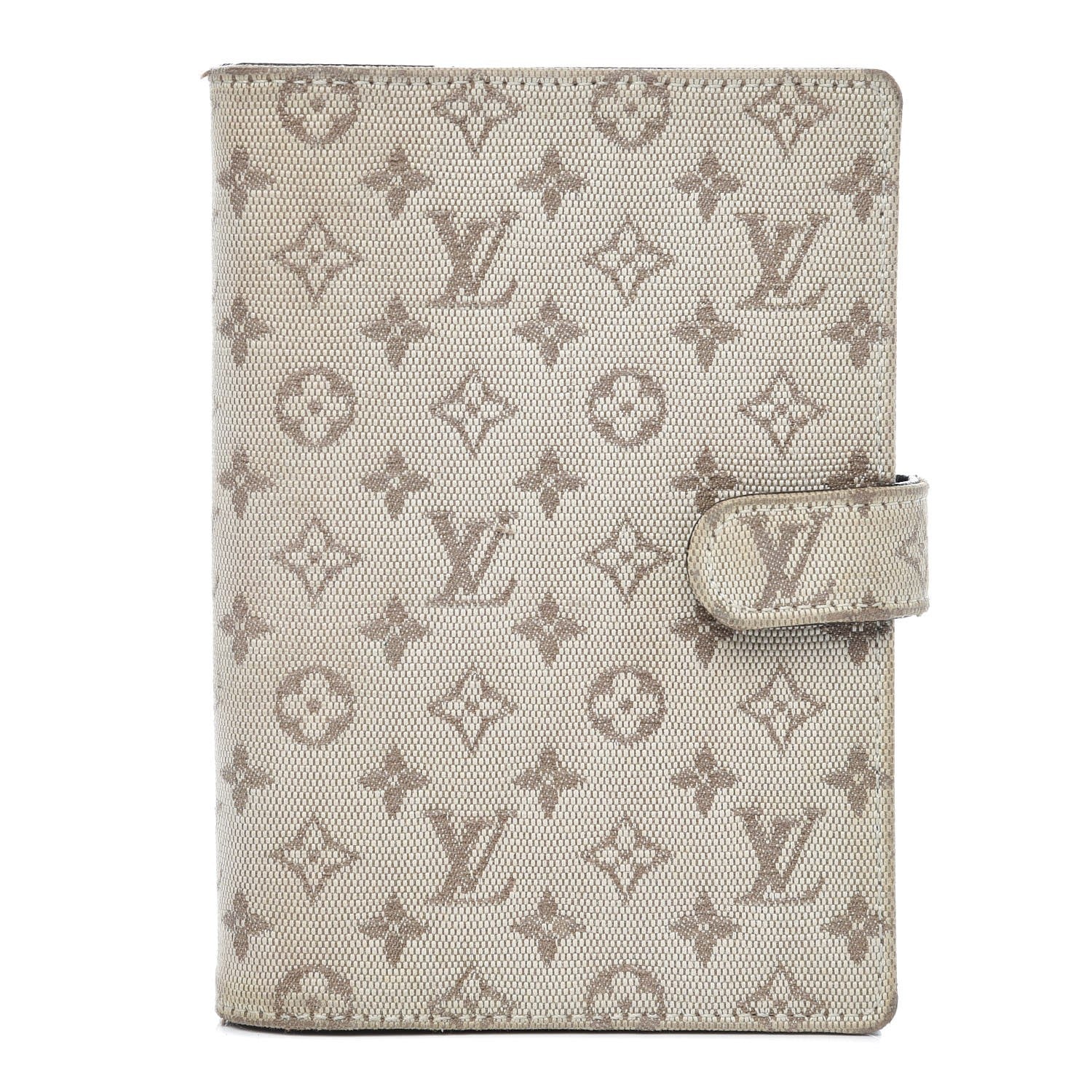 Louis Vuitton Mini Monogram Small Ring Agenda Light Kaki 1 of 9