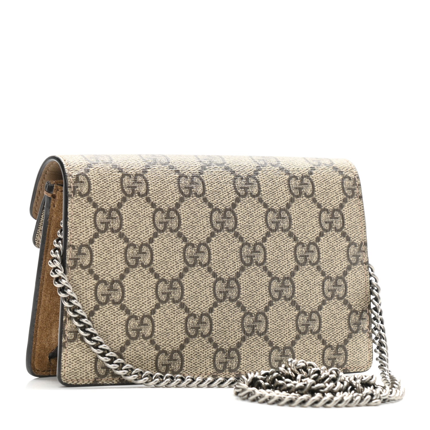 Gucci GG Supreme Monogram Super Mini Dionysus Shoulder Bag Taupe 3 of 11