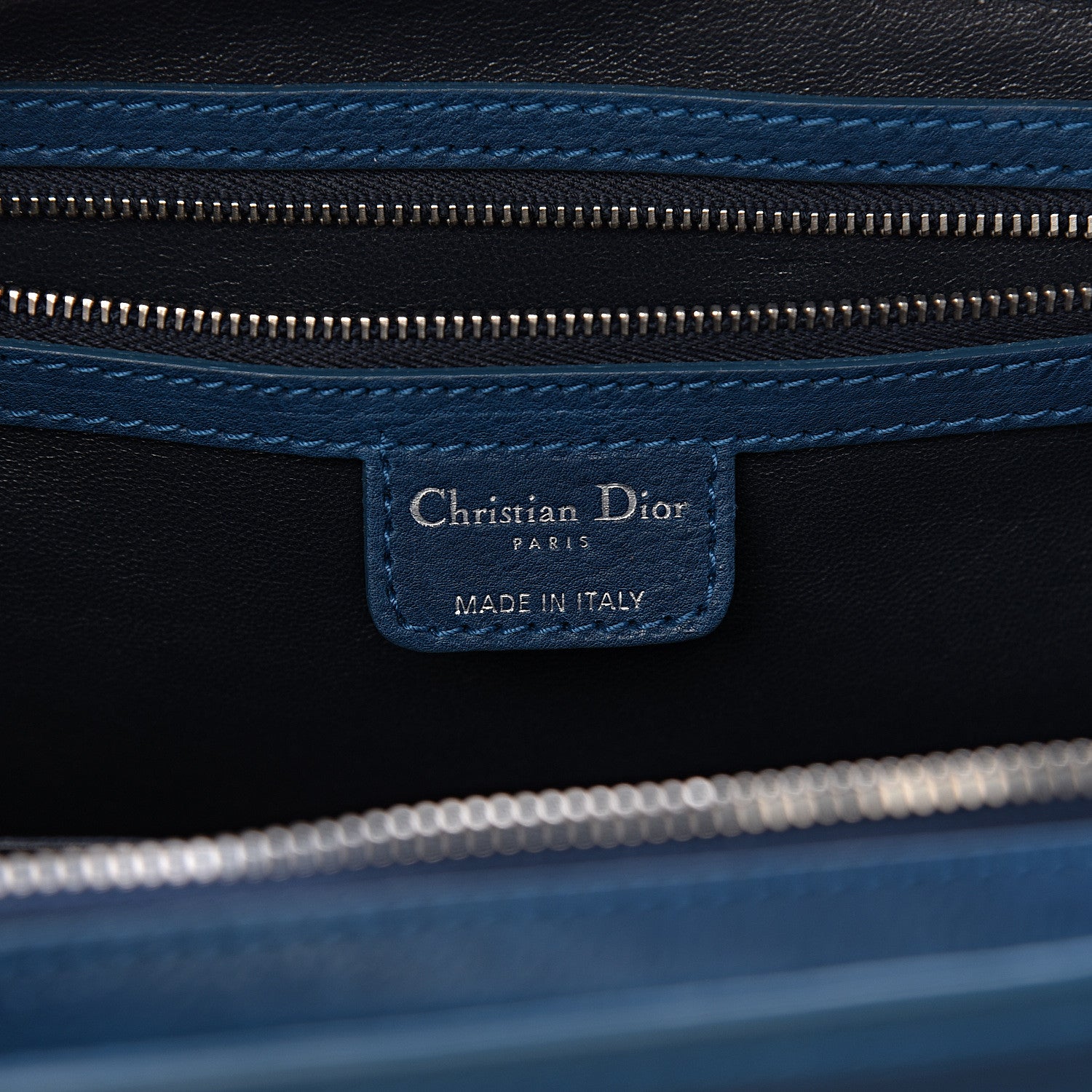 Christian Dior Calfskin Medium My Dior Satchel Turquoise 6 of 11
