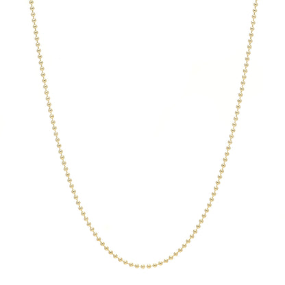 Temple St. Clair 18K Yellow Gold Ball Chain Necklace 18" 1 of 5