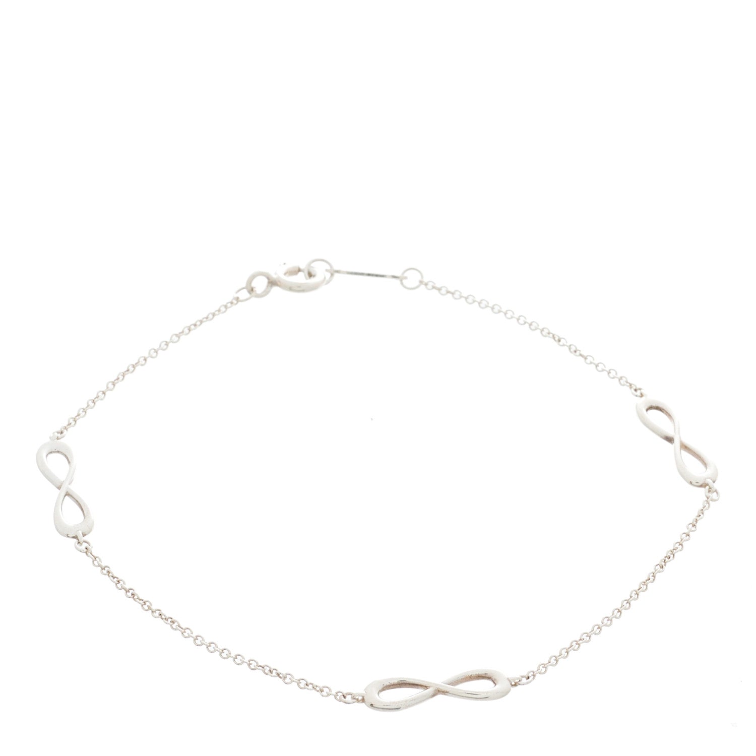 Tiffany Sterling Silver Infinity Endless Bracelet 1 of 5
