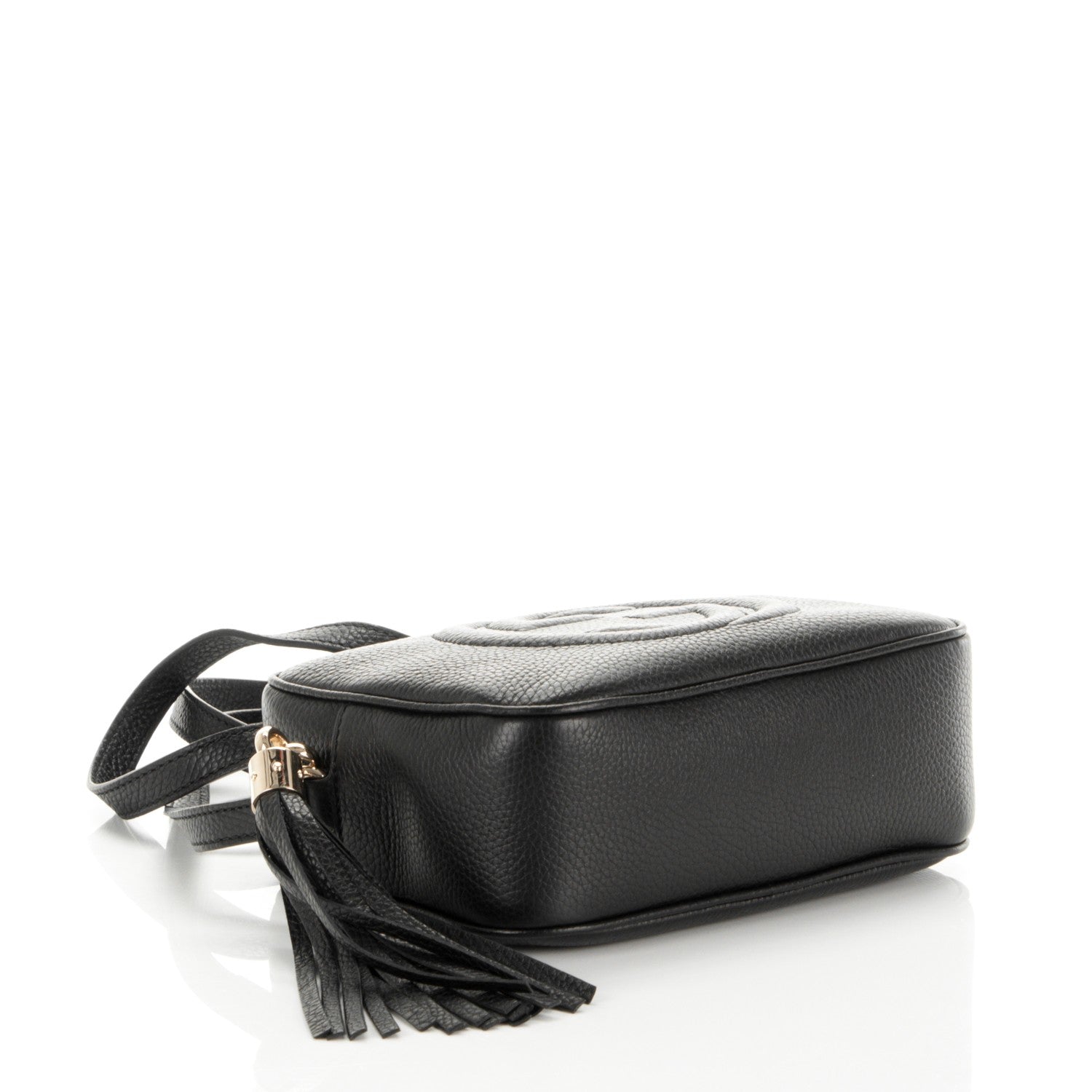 Gucci Pebbled Calfskin Small Soho Disco Bag Black 4 of 7