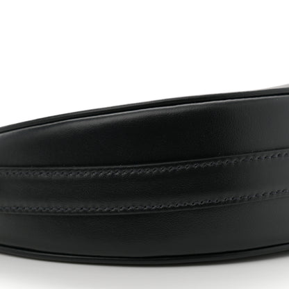 Prada Soft Calfskin Arque Shoulder Bag Black 8 of 9