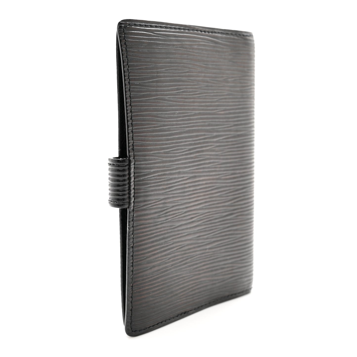 LOUIS VUITTON Epi Small Ring Agenda Cover Black
