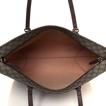 Gucci GG Supreme Monogram Medium Ophidia Shopping Tote Ebony 5 of 10