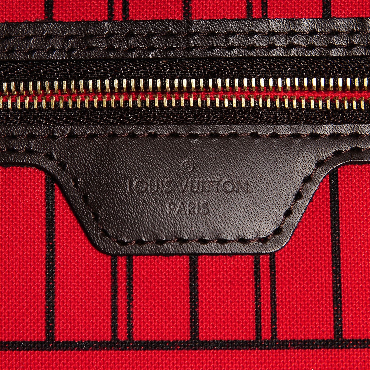Louis Vuitton Damier Ebene Neverfull MM 6 of 9
