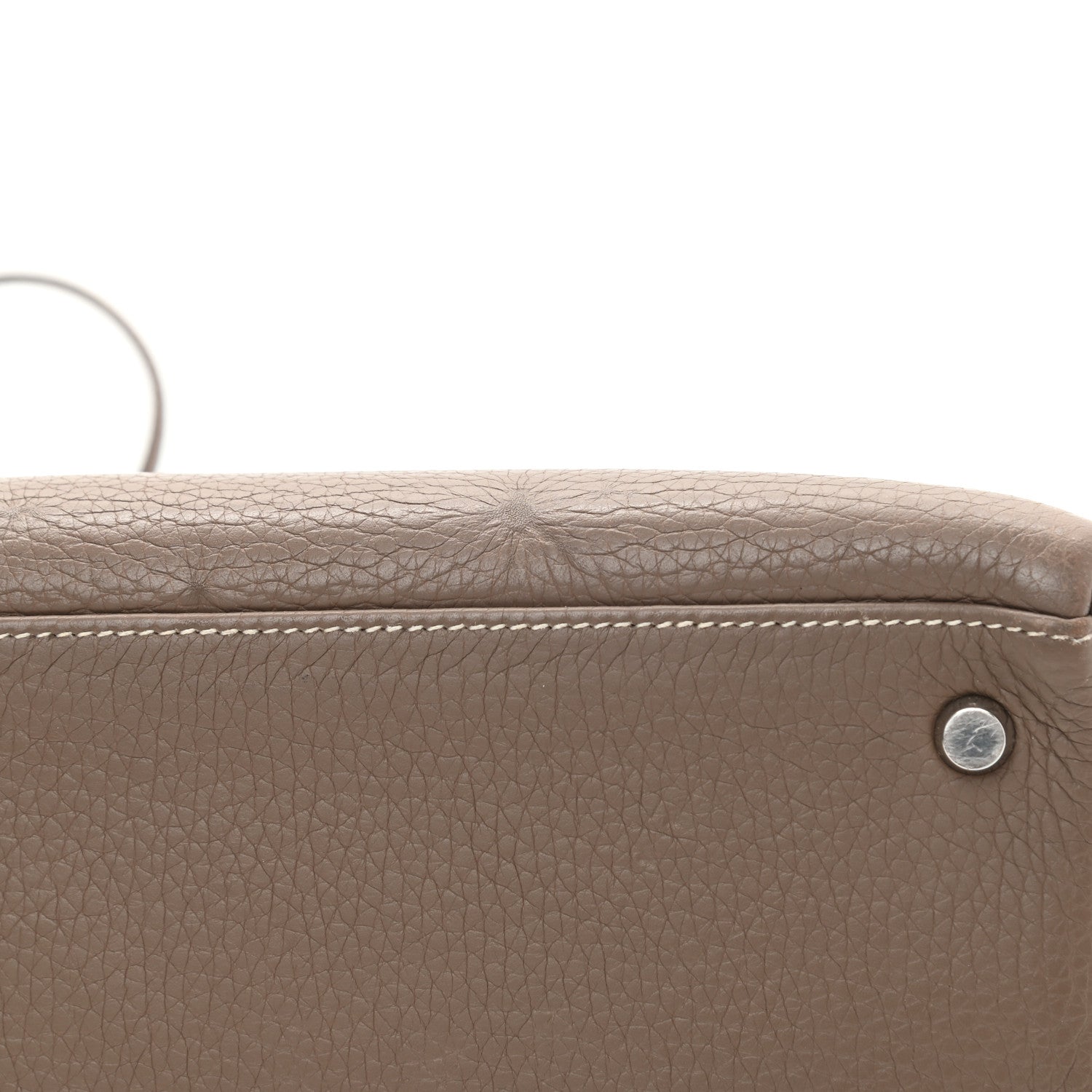 Hermes Taurillon Clemence Kelly Retourne 28 Etoupe 13 of 16