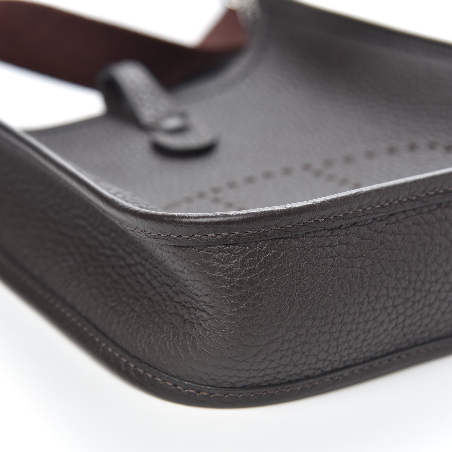 Hermes Taurillon Clemence Amazone Evelyne TPM Ebene Havane 7 of 10